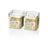 Svíčka se dvěma knoty ve skle (210 g) - bez vůně