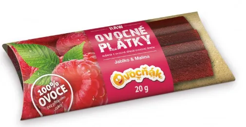 Ovocné plátky malinové 20g