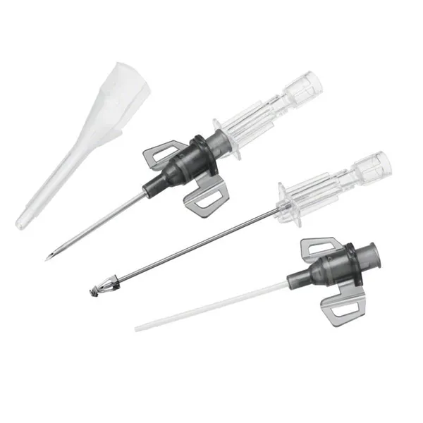 Kanyla i.v. Introcan Safety 3, G16, 1,7x50 mm, šedivá, s křidélky