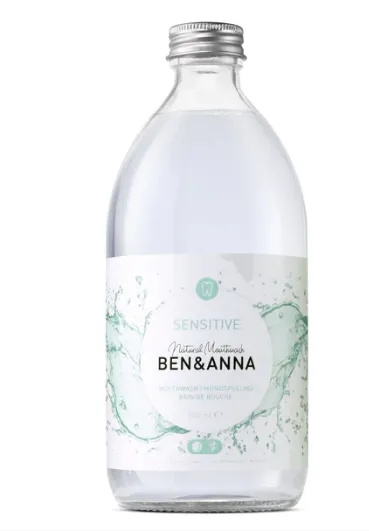 Ben & Anna Ústní voda pro citlivé zuby Sensitive (500 ml)