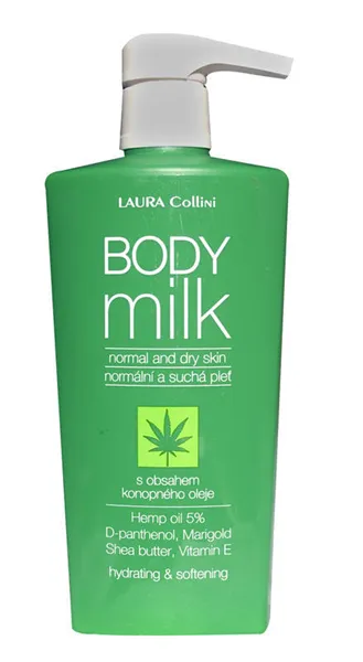 Tělové mléko s konopným olejem 400 ml