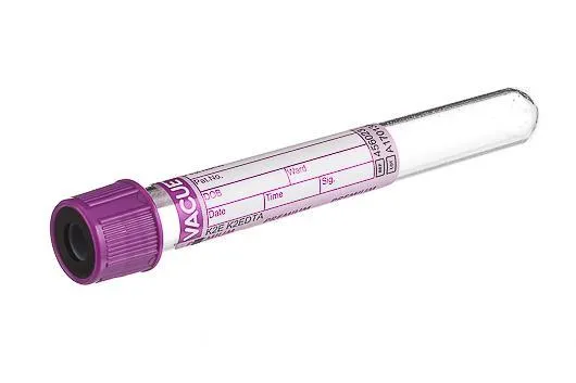 Zkumavka VACUETTE fialová, 6 ml, pro hematologii, EDTA KD 2