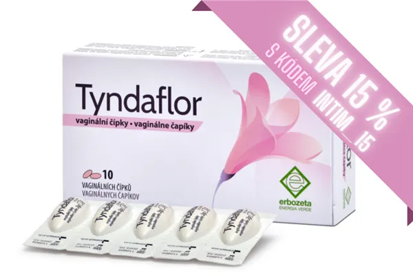 Tyndaflor vaginální čípky 10x2g
