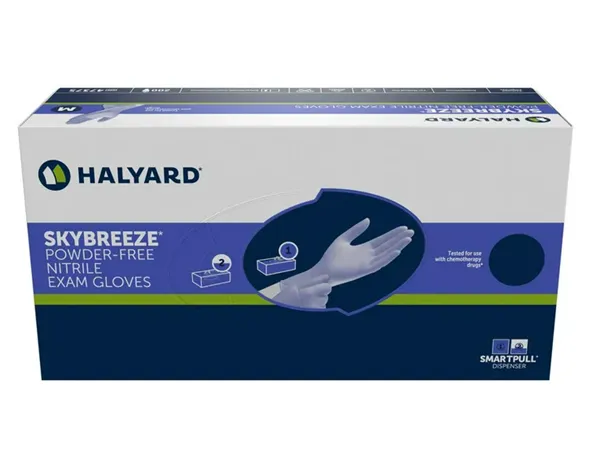 Rukavice nitrilové, vyšetřovací Skybreeze, modré, vel. XSkavice vyšetřovací Skybreeze, modré, vel. XS