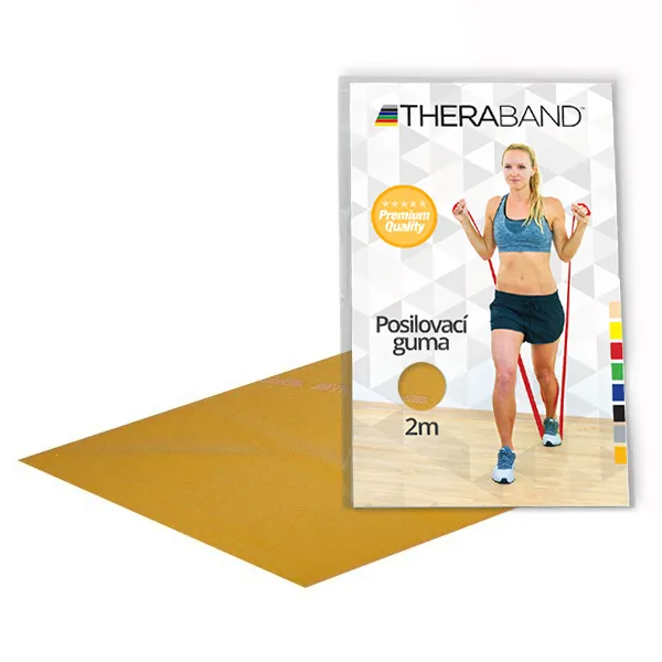 Thera-Band posilovací guma 2 m, zlatá, max. silná