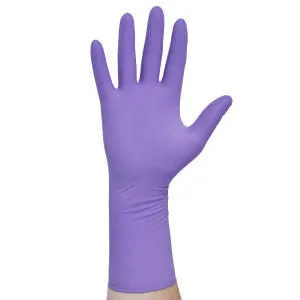 Rukavice Nitril Xtra Safeskin, prodloužené, fialové, S, bezprašné