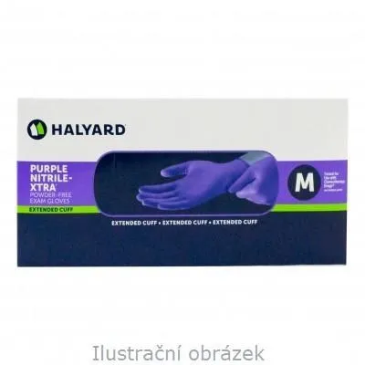 Rukavice Nitril Safeskin purple, L, bezprašné