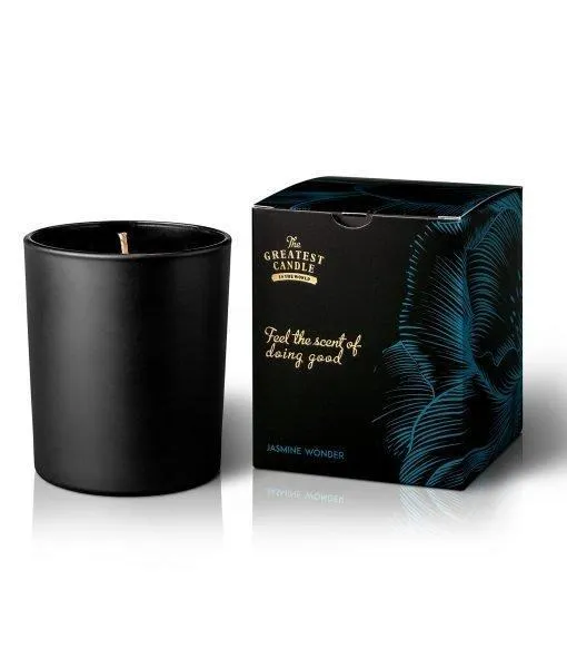 The Greatest Candle Vonná svíčka v černém skle (170 g) - jasmínový zázrak