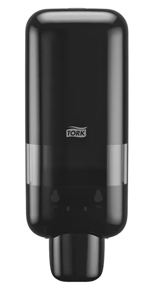 Zásobník na mýdlo a dezinfekční prostředky Tork, černý S4