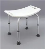 Stolička do sprchy hranatá s držákem sprchy nos. 120kg