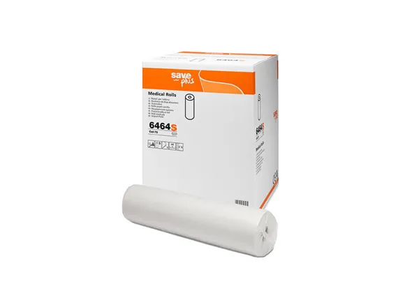 Podložka na vyšetřovací lůžka, 2-vrs recykl, šíře 50cm, dutinka 3,9cm, návin 48m