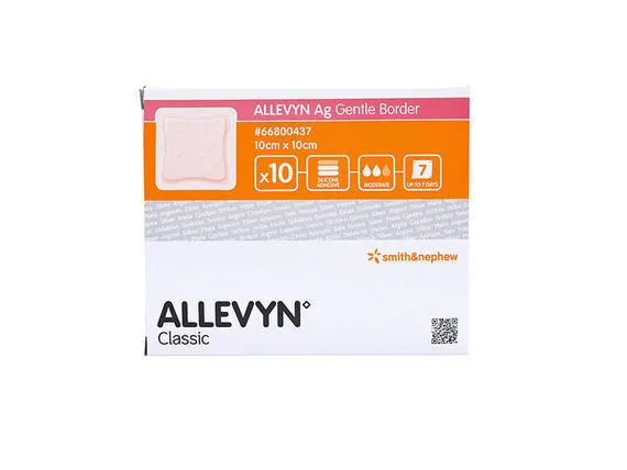 Allevyn Ag Gentle Border 7,5 cm x 7,5 cm