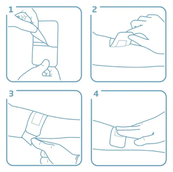 Leukomed® Skin Sensitive sterile, 8cm x 10cm (5ks v balení)
