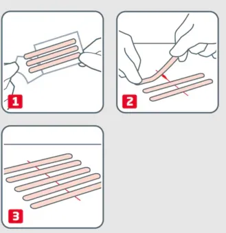 Leukoplast® wound closure strip, 6mm x 75mm (30ks v balení)