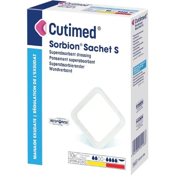 Cutimed Sorbion Sachet S 10cm x 10cm, 10ks