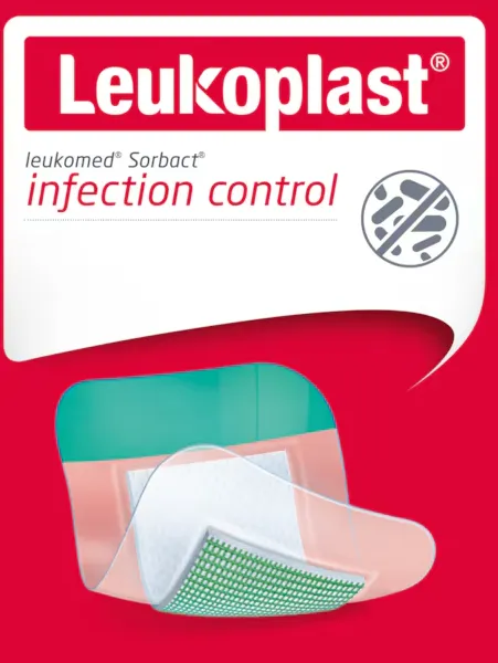Leukomed® Sorbact, 5cm x 7,2cm (3ks v balení)