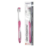 DENTISSIMO zubní kartáček Medium Antiplaque Action - růžový
