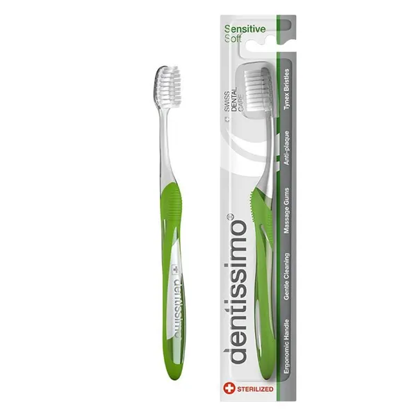 DENTISSIMO zubní kartáček SENSITIVE Interdental Cleaning and Massage