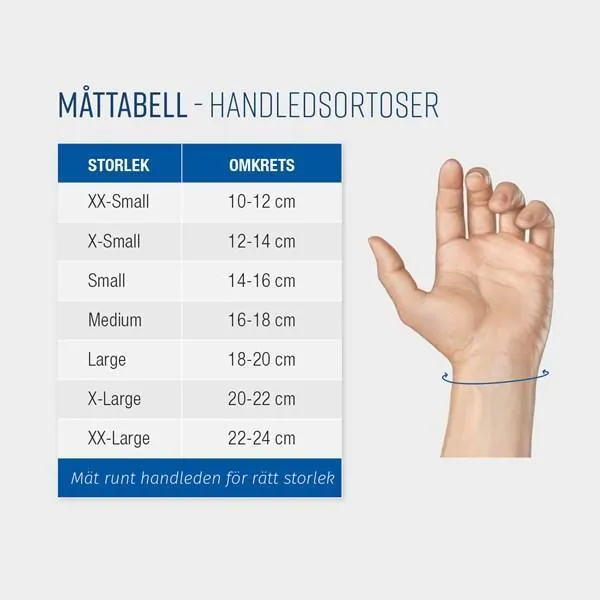 Ortéza na zápěstí CATELL Base stabil černá, pravá XL