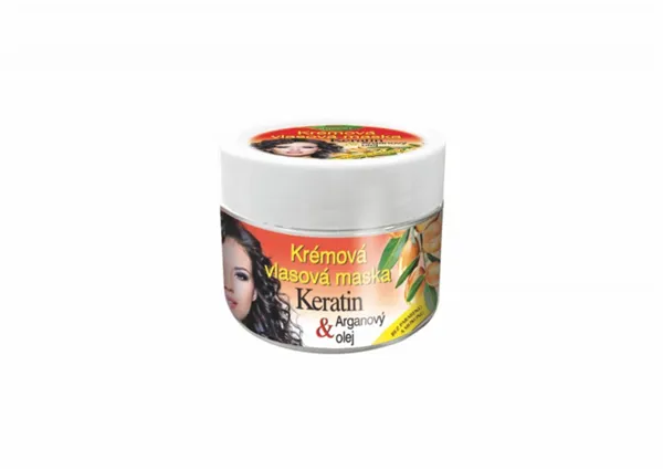 Krémová vlasová maska Keratin + Arganový Olej 260 ml
