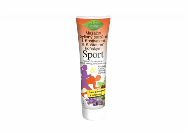 Masážní bylinný balzám s Kostivalem a Kaštanem koňským Sport 300ml