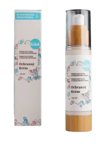Kvitok Dětský prebiotický ochranný krém - celotělový s ovesným proteinem (50 ml)