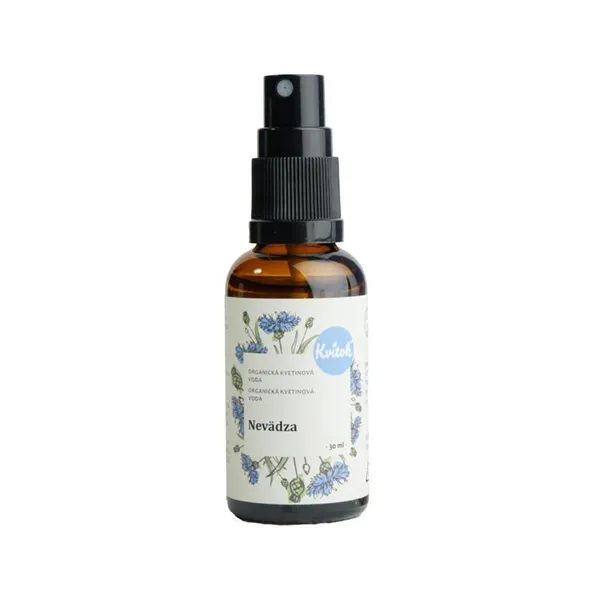 Kvitok Květová voda - chrpa BIO - 30 ml
