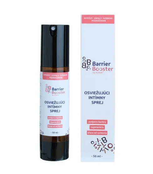 Kvitok Barrier Booster Osvěžující intimní sprej (50 ml)