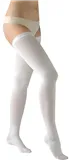 Antitrombotické punčochy XXL, bílé, Avicenum ANTI-TROMBO PREMIUM AG pata