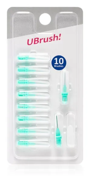 UBrush! - mezizubní kartáček - 0,9 mm zelený
