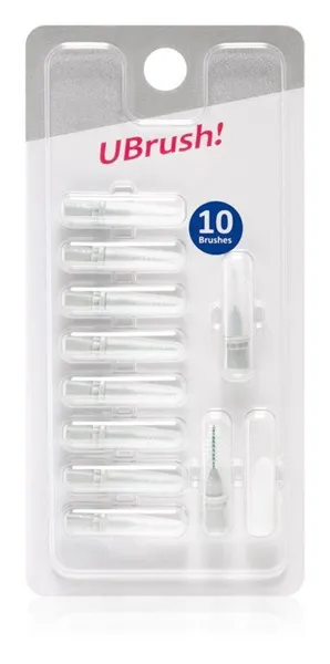 UBrush! - mezizubní kartáček - 1,2 mm šedý