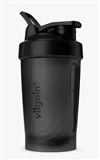 Vilgain Shaker Pro 400ml ⁠–⁠ s praktickým poutkem, zaobleným dnem a spirálou, černý