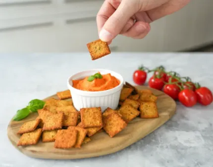 Vilgain Quinoa krekry BIO ⁠–⁠ 100 g ⁠–⁠ pečený křupavý snack