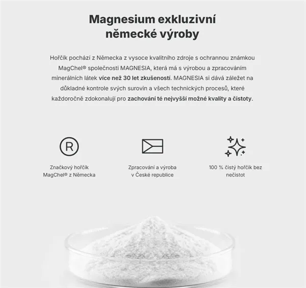 Vilgain Hořčík bisglycinát 200 kapslí