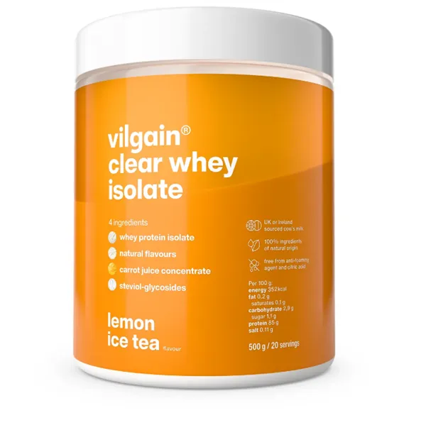 Vilgain Clear Whey Isolate Lemon ice tea 500g