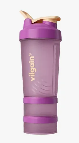 Vilgain Shaker Pro 2Go -stylový shaker 450ml+150ml+100ml