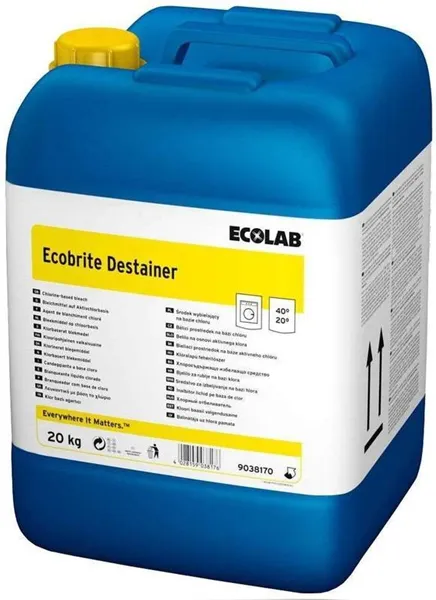 Ecobrite Destainer, bělící prostředek na bázi aktivního chlóru, 20 kg