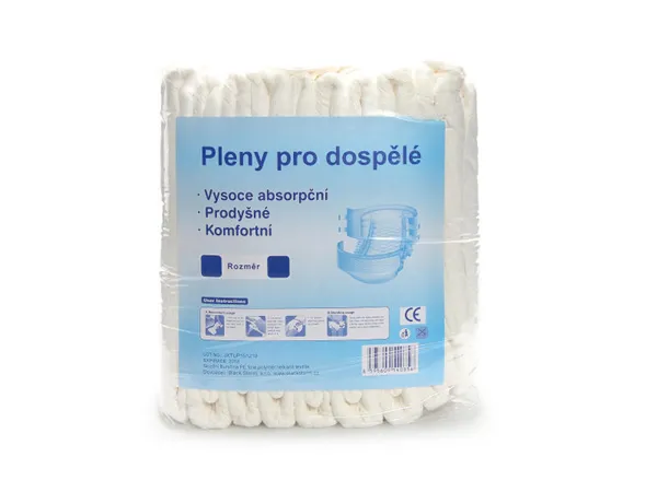 Plenkové kalhotky samolepící, prodyšné, vel. XL, 3150 ml