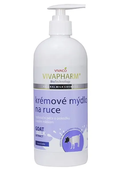 Tekuté mýdlo s kozím mlékem Vivapharm 400ml