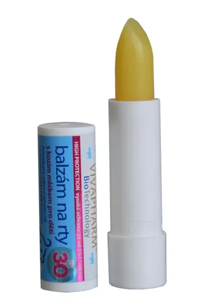 Balzám na rty s kozím mlékem pro děti SPF 30 VIVAPHARM 4,2 g