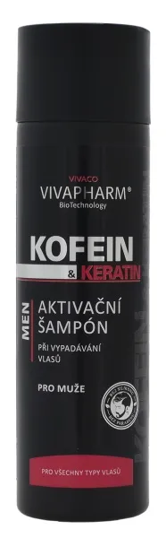 Vivaco Vivapharm Kofein a Keratin Aktivační šampon pro muže 200ml