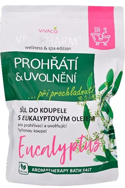 Vivapharm Sůl do koupele prohřátí a uvolnění 1000g
