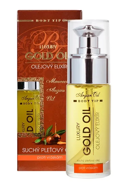 Luxury Gold Oil suchý pleťový olej s arganovým olejem 30ml