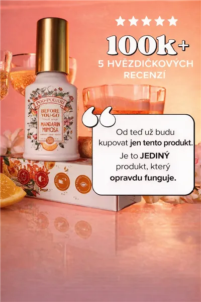 Poo-Pourri Mandarinka a Mimóza Toaletní sprej, 59ml