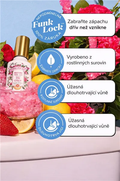 Poo-Pourri Pink Citron Toaletní sprej, 59ml