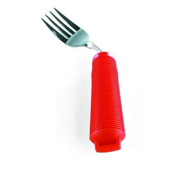 Vidlička ergonomická, nastavitelná, černá, červená