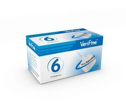 Jehly VeryFine 6 pro všechna inz. pera 31G - 0,25 x 6 mm 100 ks