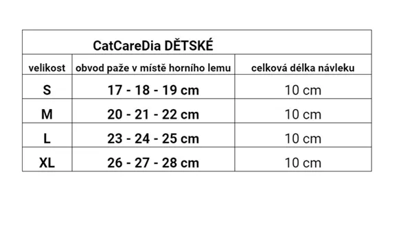 Fixační návlek vel. L na dia senzor dětský nanoAg bílý