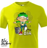 DIA triko Music vel. 158 cm/12 let, limetka