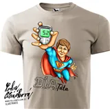 DIA triko Dia táta vel. S, šedá, pánské
